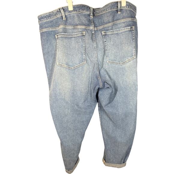 Lane Bryant Distressed Boyfriend Denim Jeans Flex Magic Waistband NWT 28 Plus Sz - Picture 2 of 16